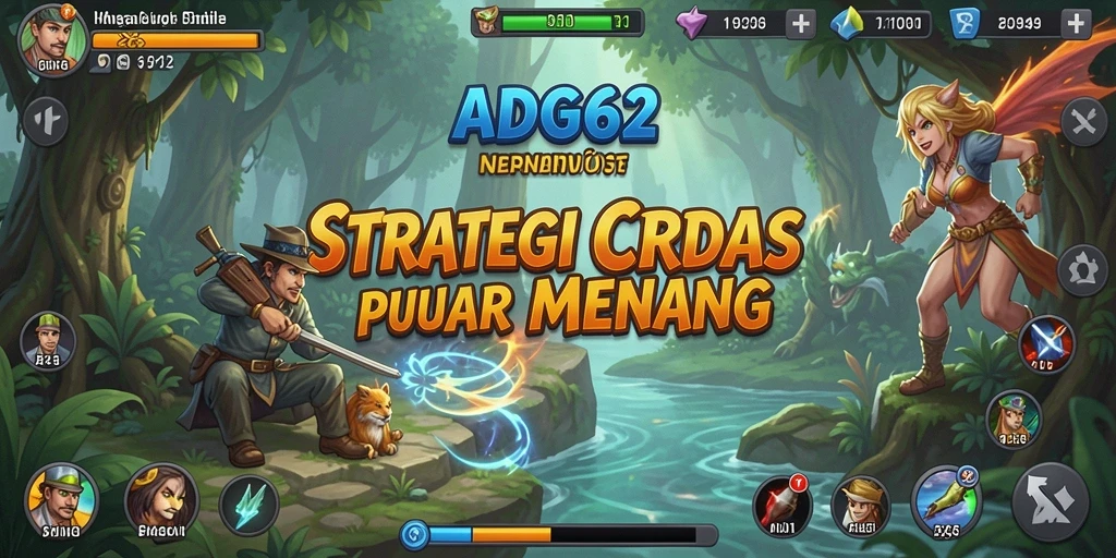 Tampilan gameplay menarik dan strategi mendebarkan di ADG62.