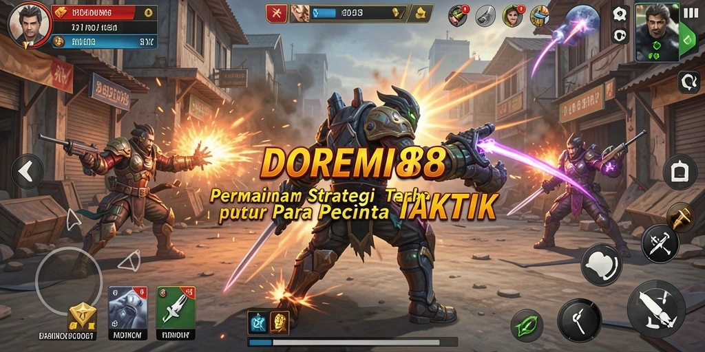 Tampilan aksi strategis yang mendebarkan dalam DOREMI88.