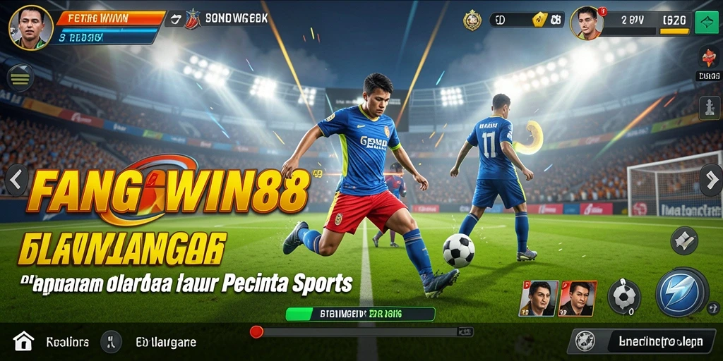 Screenshot dari gameplay FANGWIN88 yang menampilkan pertandingan olahraga yang seru.