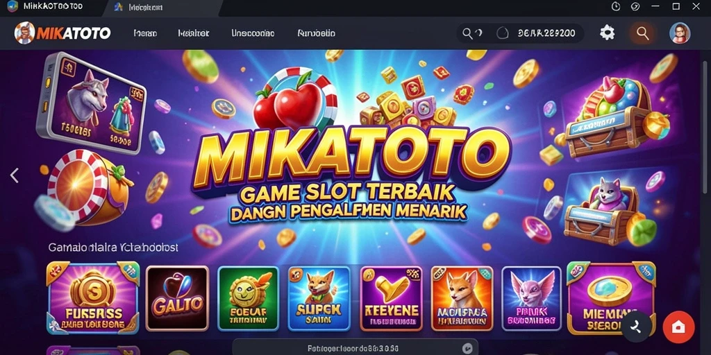 Tampilan gameplay MIKATOTO yang menarik dan seru.